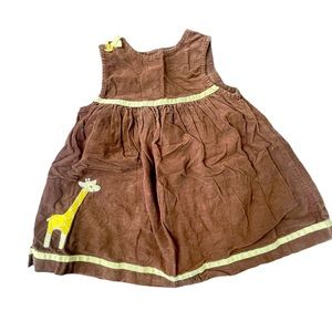 Gymboree 18-24mo Giraffe Courdoroy Dress